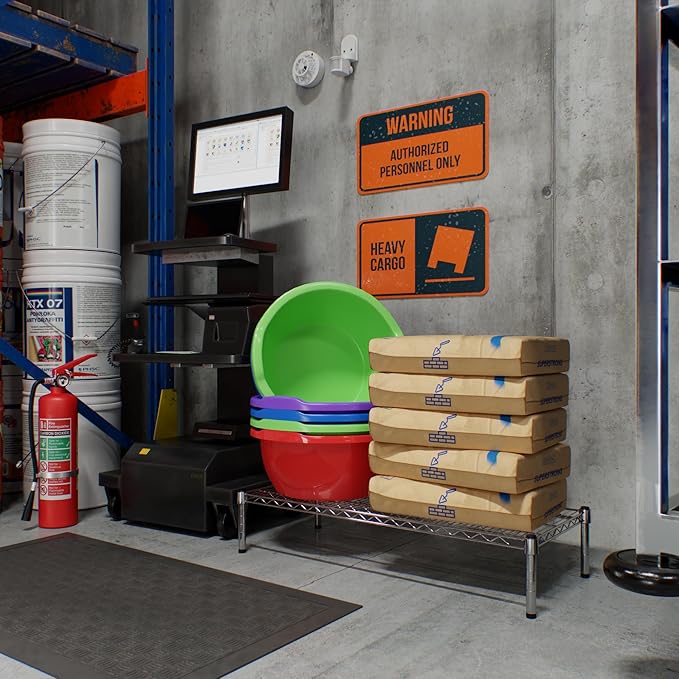 Regal Altair 18" Deep x 42" Wide x 8" Height 1-Tier Wire Shelving Kit | NSF Commercial Storage Rack Unit