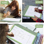 Yoment Desk Calendar 2026-2027, Jan 2026-Dec 2027, Large Desk Calendar with To-Do Lists, 24 Months Leather Desk Pad Wall Calendar with PVC Cover for Work Office School Home Women Men, 17 x 12, Green