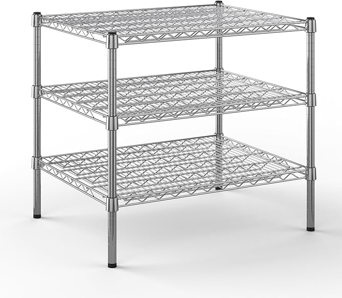 Regal Altair 24" Deep x 30" Wide x 27" Height Wire Shelving Kit | 3-Tier | NSF Commercial Storage Rack Unit
