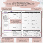 Law of Attraction Planner 2026 Deluxe with Productivity App | Weekly & Monthly Goal-Setting Planner, Life & Gratitude Journal | Include Foldable Vision Board, Gift Box & Stickers
