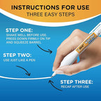 BIC Wite-Out Brand Shake 'n Squeeze Correction Pen, 8 ML Correction Fluid, 4-Count Pack of white Correction Pens, Fast, Clean and Easy to Use Pen Office or School Supplies