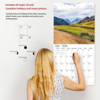 2026 Wall Calendar,Calendar 2026, November 2025 - December 2026, Wall Calendar Brilliant Seasons, 12" x 24" Opened,Full Page Months Thick & Sturdy Paper for Gift Perfect Calendar Organizing & Planning