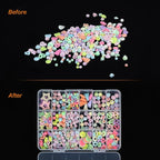 CGCG 3 Pack 7.9 x 5.8 inch Plastic Organizer Box with Adjustable Dividers 18 Grids Clear multi Compartment Storage Container Small Case for Beads Crafts Jewelry Fishing Tackles nail charm sticker