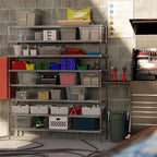 Regal Altair 18" Deep x 72" Wide x 86" Height Wire Shelving Kit | 8-Tier | NSF Commercial Storage Rack Unit