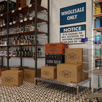 Regal Altair 24" Deep x 36" Wide x 8" Height Wire Shelving Kit | 1-Tier | NSF Commercial Storage Rack Unit