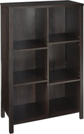 ClosetMaid 16055 Premium Adjustable 6-Cube Organizer, Black Walnut