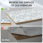 ALIUNI Drawer and Shelf Liner, Non-Slip Kitchen Cabinet Liners Non-Adhesive Thick Strong Grip Waterproof Washable Mats Protect Dresser Shelves Cupboard Bathroom Cabinets, Spiral, 18 in X 20 FT
