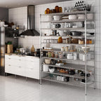 Regal Altair 24" Deep x 60" Wide x 86" Height Wire Shelving Kit | 10-Tier | NSF Commercial Storage Rack Unit