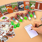 LiYiQ 247 Pcs Football Party Supplies Return Gifts for Party, Student Stationery Gifts from Teacher Rewards Prizes, Pencil Erasers Notebooks Stickers for Football Classroom Birthday