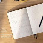 Anecdote 2026 Planner: 52 Week Daily Planner, Yearly, Monthly & Weekly Workflow for Planning Your Success – Vegan Leather Hardcover, Start Anytime & Achieve your Goals - Olive Green