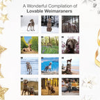 RED EMBER Weimaraners 2026 Wall Calendar 12 Month | 12" x 24" Open | Thick & Sturdy Paper | Holiday Gift | Cute Puppy Dog Calendar 2026