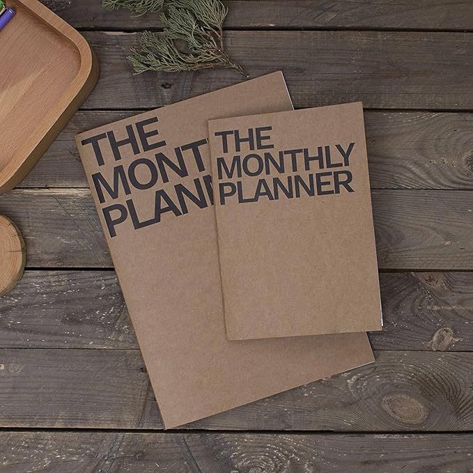 The Monthly Planner Undated (Medium x 1 Pack)