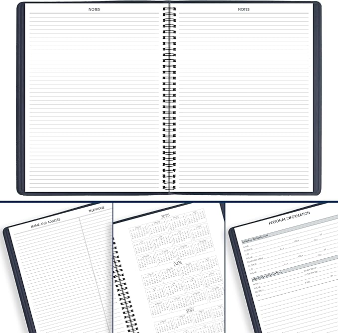 AT-A-GLANCE 2026 Appointment Book Planner, Weekly, 8-1/4" x 11", Large, Navy (709502026)