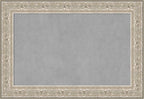 Amanti Art Silver Framed Magnetic Board 27x39 Large Vision Board for use with Magnets, 100% Metal Sheet to Display Items as Office Decor or for Home Organization in mudroom, Kitchen or Kids Room