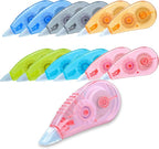 Jovanssen White Correction Tape, 12 Pack, 13.13 Feet Correction Tape for School And Office, Easy To Use Applicator for Instant Corrections