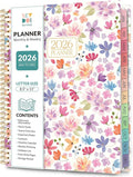 2026 Planner, Weekly and Monthly Planner, 8.5" x 11", January 2026 - December 2026, Agenda Planner with Monthly Tabs, Goal Setting & Time Management Organizer for Professionals & Students