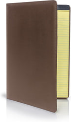 Legal Size Padfolio, 8.5 x 14 Inch Portfolio Folder for Legal Pad, Professional Padfolio for Job Interviews, Business Meetings, and Attorneys (Dark Brown)