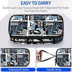 Fitvc Large Pencil Case for Boys,Gamer Boys Pencil Pouch for Kids Teens School,Large Capacity Pen Box Marker Organizer for School