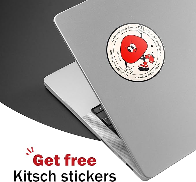 GREEDY FARMERS Mouse pad, Non-Slip Washable Waterproof Computer Mouse pad (Ruby Woo Red)