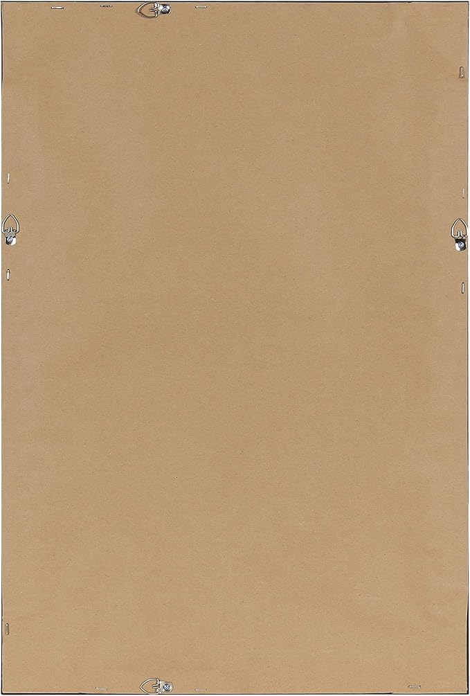 DesignOvation Beatrice Framed Magnetic Dry Erase Board, 18x27, Walnut Brown