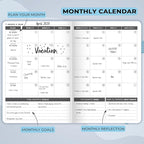 Clever Fox Planner – Undated Weekly & Monthly Planner for Productivity, Time Management & Goals – Organizer Journal – A5 (Periwinkle)