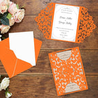 Orange Construction Paper 100 Sheets 80lb Cardstock Paper 8.5 x 11, Goefun Halloween Orange Cardstock for Christmas, Crafts, DIY Cards