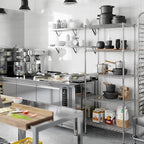 Regal Altair 18" Deep x 30" Wide x 74" Height Wire Shelving Kit | 5-Tier | NSF Commercial Storage Rack Unit
