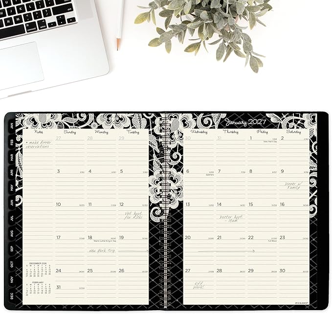 AT-A-GLANCE 2026 Appointment Book Planner, Weekly & Monthly, 8.5" x 11", Large, Hourly, Lacey (541-905-26)