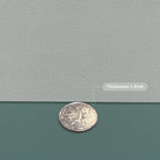 Zinkooat Leather Desk Mat,1.8mm Thick,16x60 Inch Desk Cover,Desk Protector Mat,Dresser Cover Top,Leather Table Cover,Side Table Cover,Office Desk Cover,Office Table Cover(Aqua Blue+Gray,16x60)