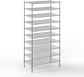 Regal Altair 24" Deep x 42" Wide x 86" Height Wire Shelving Kit | 10-Tier | NSF Commercial Storage Rack Unit