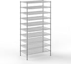 Regal Altair 24" Deep x 42" Wide x 86" Height Wire Shelving Kit | 10-Tier | NSF Commercial Storage Rack Unit