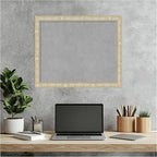 Amanti Art Silver Framed Magnetic Board 18x22 Small Vision Board for use with Magnets, 100% Metal Sheet to Display Items as Office Decor or for Home Organization in mudroom, Kitchen or Kids Room
