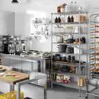 Regal Altair 18" Deep x 36" Wide x 86" Height Wire Shelving Kit | 8-Tier | NSF Commercial Storage Rack Unit