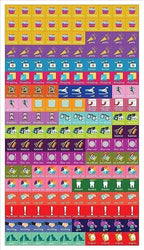 The Gifted Stationery 2026 Square Wall Calendar, Ireland, 16-Month Passport Collection Theme Hanging Calendar with 180 Reminder Stickers, Month Planner for Home, or Creative Spaces, 12x12 In