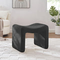 VANOMi Small Footstool Ottoman, Multi-Functional Modern Foot Stool, Sofa Footrest Extra Seating for Living Room, Entryway, Hallways and Bedrooms, Small, Dark Gray