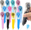 auroray 18 Pack Correction Tape Pens 1/5" X 236", 9 Color Correction Tape Pens Easy to Use Applicator for Instant Correction Students School Office Supplies