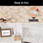 Cooyes Shelf Liner – Premium Non-Adhesive Cabinet & Drawer Liner for Kitchen – Waterproof Shelf Paper with Modern Pattern – Durable EVA Cabinet Mat – Easy to Cut (17.5" W x 197" L)