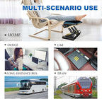 Arejonner Foldable Foot Rest, Computer Foot Rest Under Desk, 12Modes Adjustable Ergonomic for Office, Loading Capacity 80 pounds, Removable Soft Cloth Pad,All-Season(Yellow)