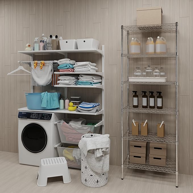 Regal Altair 18" Deep x 30" Wide x 74" Height Wire Shelving Kit | 6-Tier | NSF Commercial Storage Rack Unit