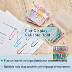 NEEWAY Colorful Large Paper Clips, 2 Inch Jumbo Paper Clips, 150 Count, 3 Pack of 50 (Multicolor)