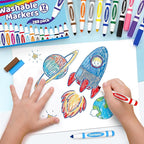 TooyBing Washable Markers Bulk (288 Count), 12 Assorted Colors, Washable Markers for Kids Classroom School, Broad Tip Durable for Back to Classroom Art School Supplies Essentials