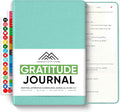 Gratitude & Self-Care Journal - Guided Mindfulness & Mental Health Journal All-in-One with Prompts for Self Discovery - Daily Journal for Men & Women by PRODUCTIVITY STORE (A5, Teal)