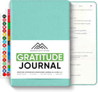 Gratitude & Self-Care Journal - Guided Mindfulness & Mental Health Journal All-in-One with Prompts for Self Discovery - Daily Journal for Men & Women by PRODUCTIVITY STORE (A5, Teal)