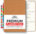 Undated, 2026 Planner, 8.5" x 11" - The #1 Productivity Planner to Achieve Your 2026 Goals - Planner 2026-2027 by PRODUCTIVITY STORE (A4, BROWN)