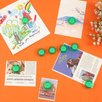 VNDUEEY 45 Pcs Whiteboard Magnets, Round Fridge Magnets, Dry Board Magnet Decor, Mini Magnet Teacher Supplies for School, Home, Office (Green, 3cm/1.18 inch)