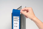 Durable Ordofix Self-Adhesive Spine Labels for Lever Arch File - Blue, Pack of 10, 60mm / Narrow Folder