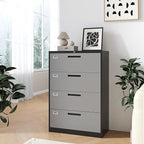 Fesbos Metal Steel 4 Drawer Lateral File Cabinet with Lock, Filling Cabinets for Home Office, Lockable Storage Cabinet for Hanging Files Letter/Legal/F4/A4 Size-Assembly Required