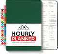 Hourly Planner & Appointment Book (8.5” x 11”) - Premium Hourly Planner with Daily Schedule & 30-Minute Time Slots for Better Time Management by PRODUCTIVITY STORE (A4, Green)