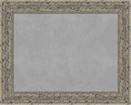 Amanti Art Silver Framed Magnetic Board 23x29 Medium Vision Board for use with Magnets, 100% Metal Sheet to Display Items as Office Decor or for Home Organization in mudroom, Kitchen or Kids Room