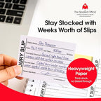 The Spoiled Office Injury Slip Book with Carbonless Duplicates 400 Pcs - 2 3/4"x3 3/4"- Easy Tracking Log Book for School Carbon Copy, School Supplies, Office Supplies for Desk, Spiral Bound